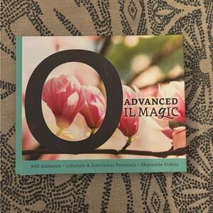 Advanced Oil Magic Book with Pink Floral Design